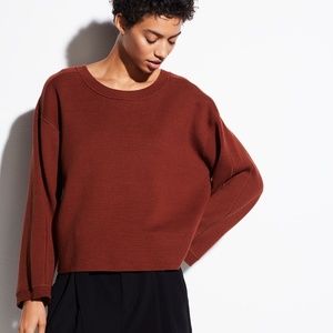 Vince Cropped Cotton Sweater (new)